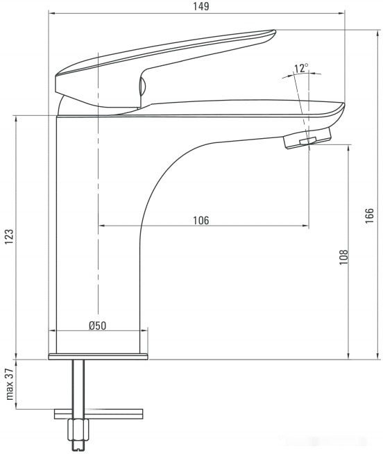Смеситель Deante Coriander BCN 021N