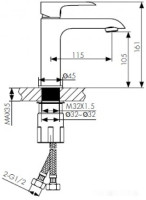 Смеситель Kaiser Nove 06011