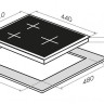Варочная панель HOMSair HGE433TGCBK