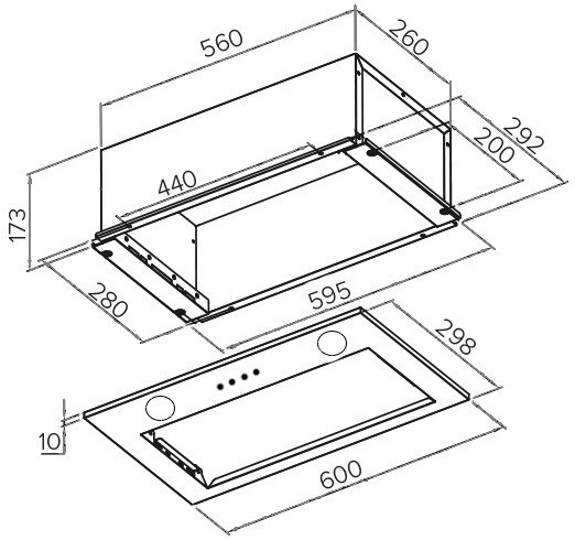 Вытяжка Germes York (черный)