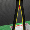 Батут Happy Jump 8ft Pro (252 см) с внешней сеткой и лестницей
