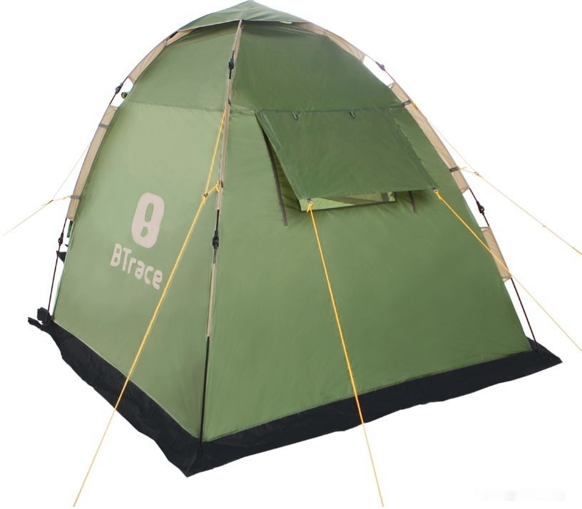 Палатка BTrace Home 4 (зеленый/песочный)
