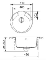 Кухонная мойка Franke ROG 610-41 серый