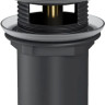 Умывальник Lauter 21570 + Moon 21СК8691BS с донным клапаном 21190B (черный матовый)
