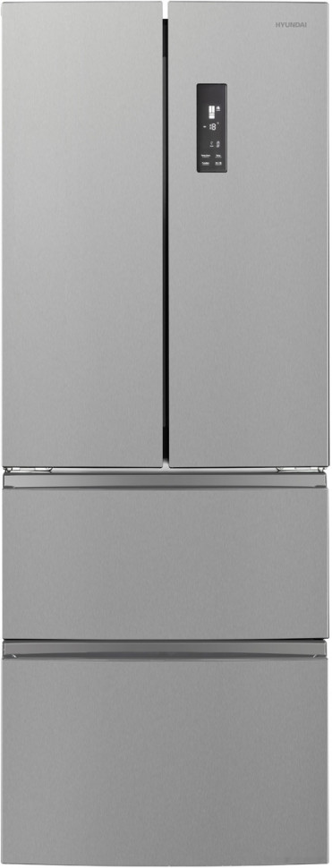 Четырёхдверный холодильник Hyundai CM4045FIX (нержавеющая сталь)