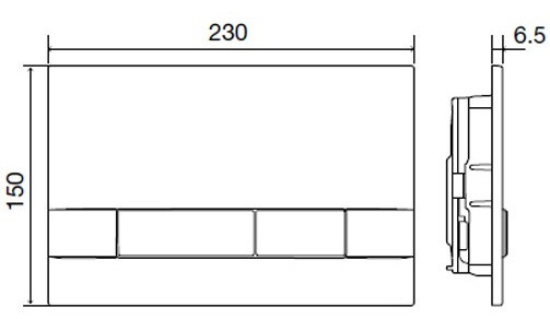 Система инсталляции OLI Narrow OliPure 148301
