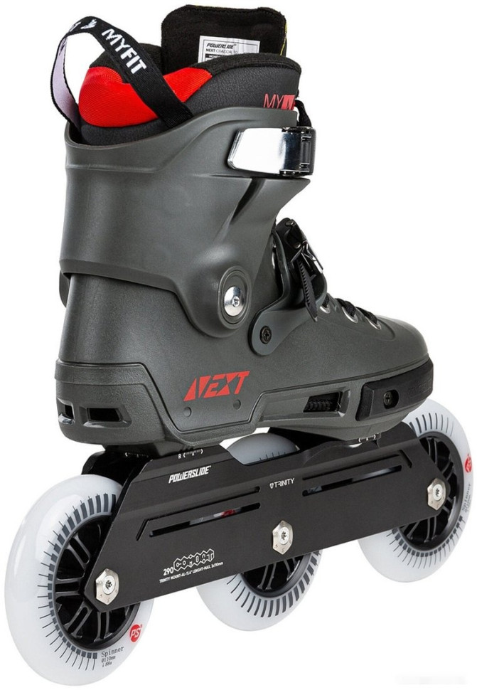 Роликовые коньки Powerslide Next 110 908409 (р. 40-41, charcoal)