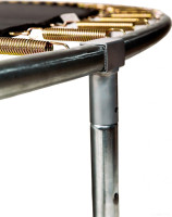 Батут GetActive Jump 12ft - 374 см с лестницей, внешней сеткой (черный)