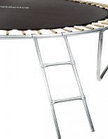 Батут GetActive Jump 12ft - 374 см с лестницей, внешней сеткой (черный)