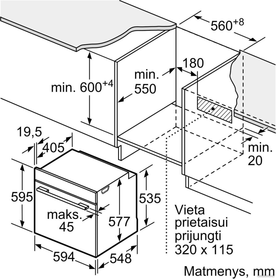 Духовой шкаф Bosch Serie 8 HSG958DB1S