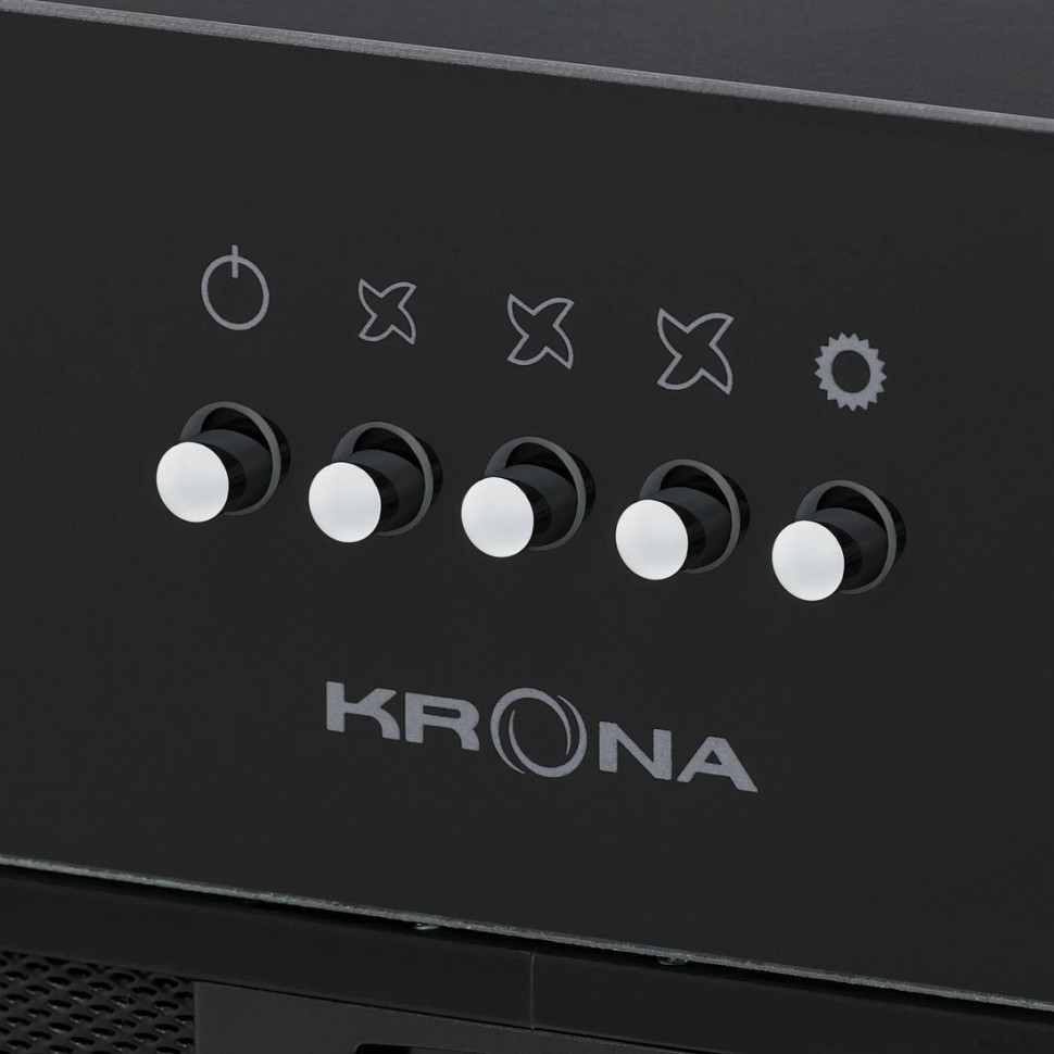Вытяжка Krona Wermut 600 DN Black PB (черный)