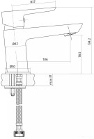 Смеситель Cersanit Mille S951-045 (хром)