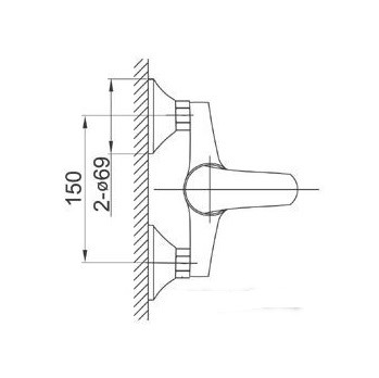 Смеситель Ferro Vasto BVA77