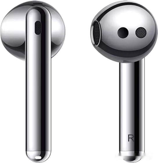 Наушники Huawei FreeBuds 4 (мерцающий серебристый)