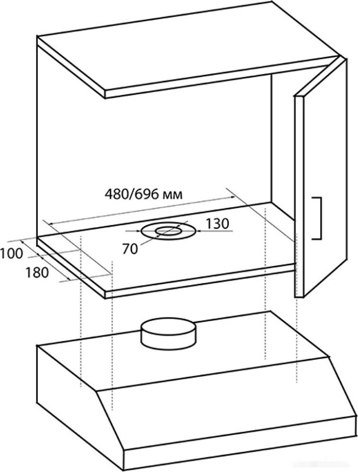 Вытяжка NORDFROST AS 6040 X