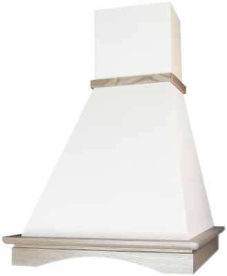 Вытяжка Elikor Вилла 60П-650-П3Л (Белый/Дуб неокрашенный)