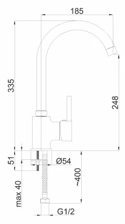 Смеситель Rubineta Ultra-33 (BR)