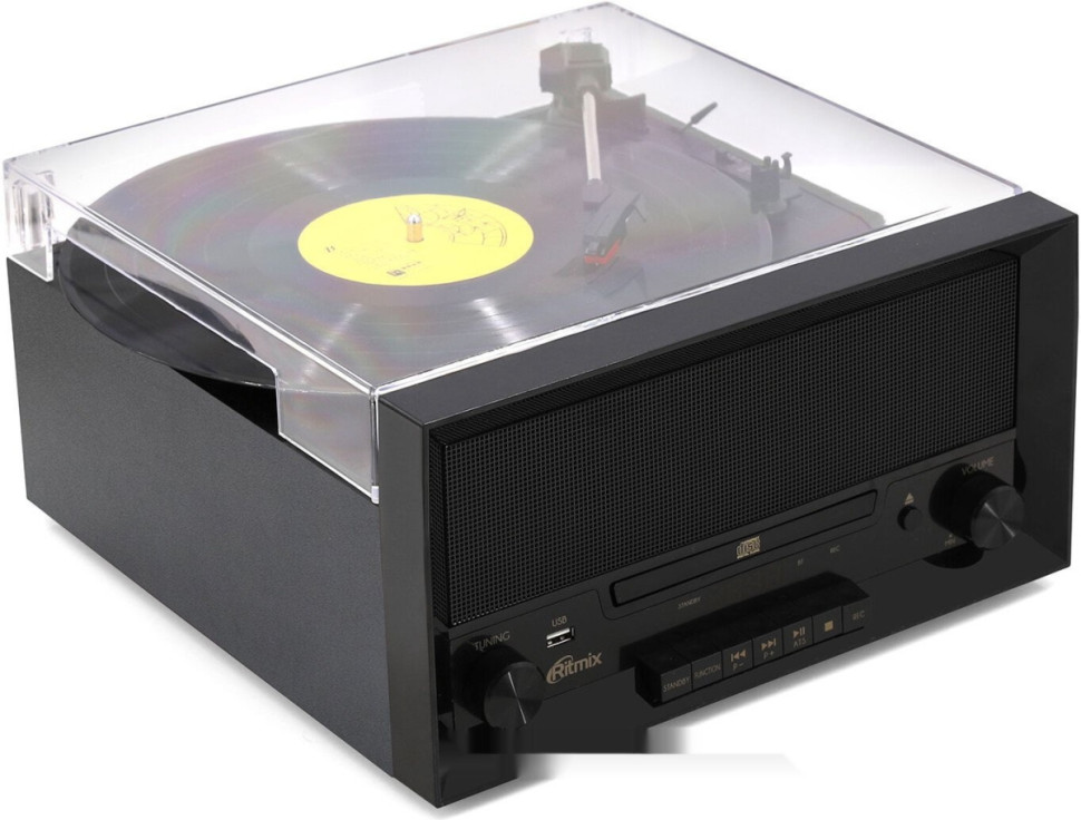 Музыкальный центр Ritmix LP-400B (черный)