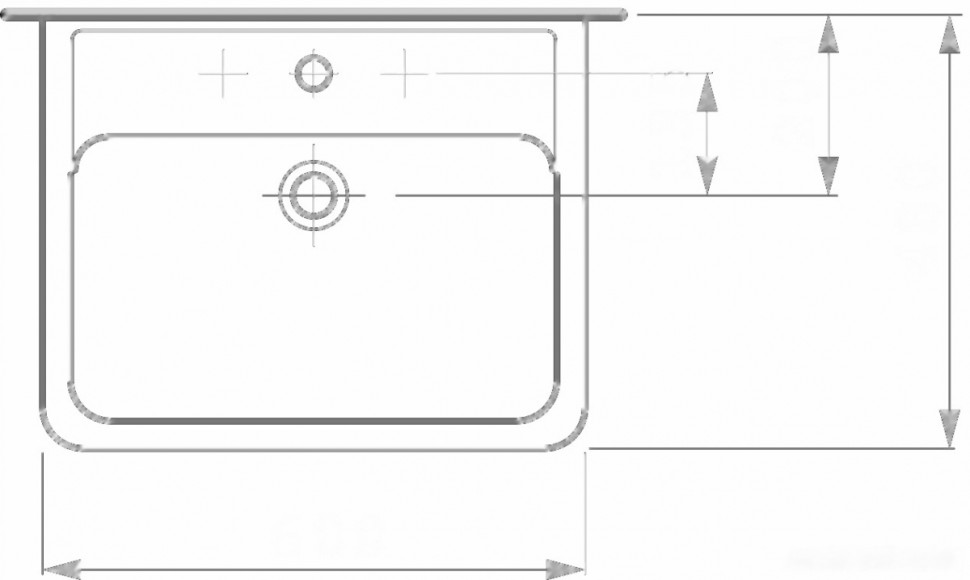 Умывальник Laufen PRO 8189520001041 60x48