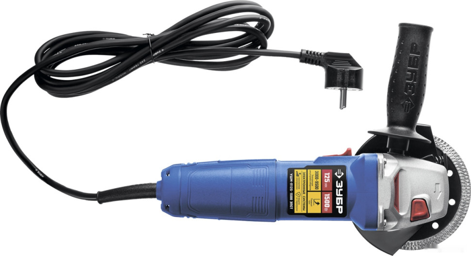 Угловая шлифмашина ЗУБР Профессионал УШМ-П125-1500 ЭПСТ