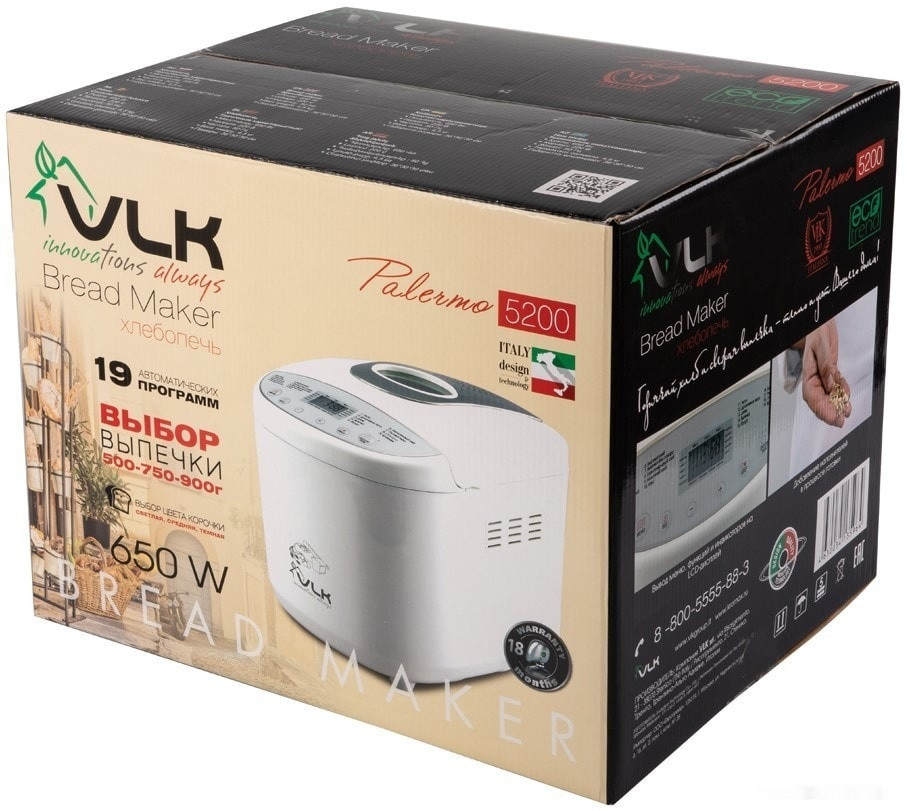 Хлебопечка VLK Palermo-5200