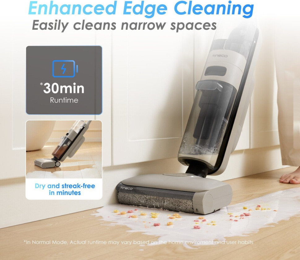 Вертикальный моющий пылесос Tineco iFloor Y2