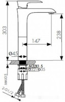 Смеситель Kaiser Nove 06111