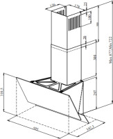 Вытяжка ZorG Technology ARSTAA 60C S (сенсор) белое стекло