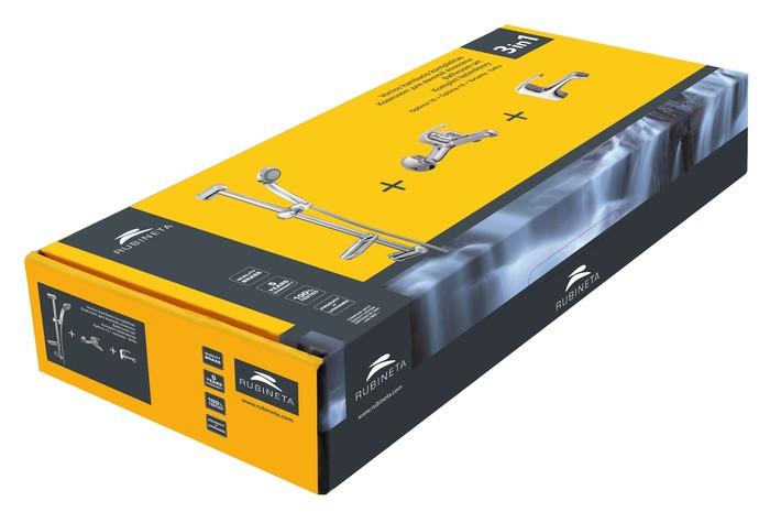 Смеситель Rubineta Optima 10 + Optima 18 + Varianta Delta 625105