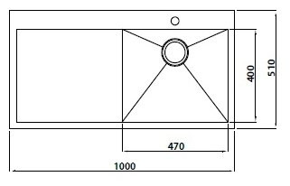 Кухонная мойка Kaiser KTM-1051