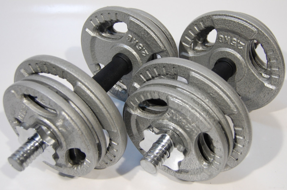 Набор гантелей Atlas Sport Хаммертон 2x9.5 кг