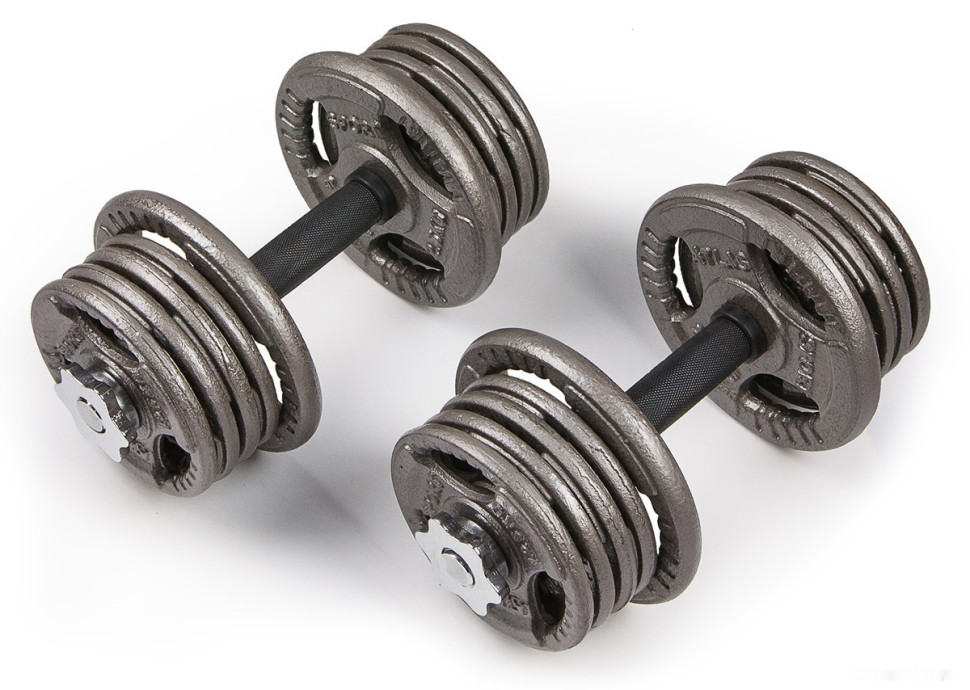 Набор гантелей Atlas Sport Хаммертон 2x9.5 кг