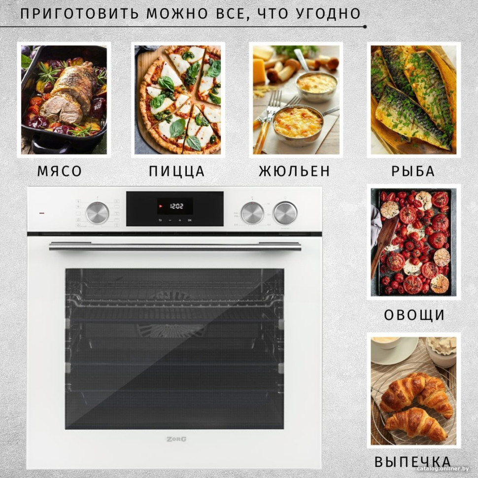 Духовой шкаф ZorG Technology BE12 (белый)