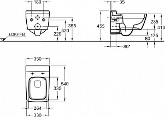 Унитаз Keramag Xeno 2 F207050000