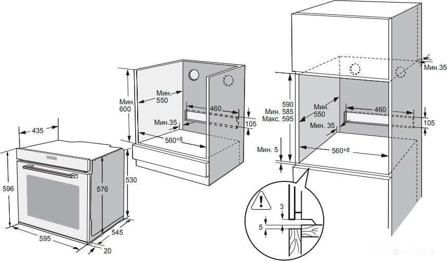 Духовой шкаф LG WSEZ7213B1