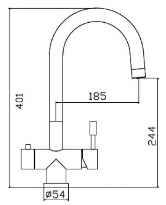 Смеситель Zorg Grantis SZR-1339F-A
