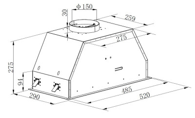 Вытяжка Korting KHI 6892 DGN