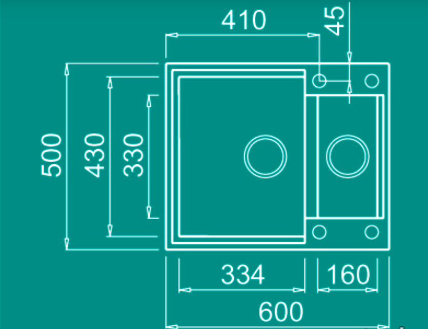 Кухонная мойка Elleci Easy 150 G62 Bianco Antico
