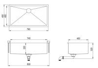 Кухонная мойка AquaSanita Enna ENN 100BAW