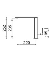 Смеситель Elleci Flat K97 Light Grey