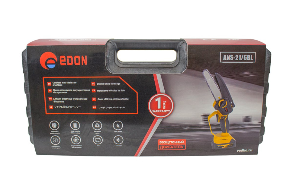 Аккумуляторная пила Edon ANS-21/16DBL (с 2-мя АКБ)