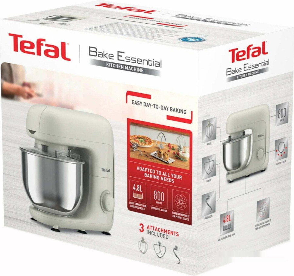 Кухонный комбайн Tefal Bake Essential QB160138
