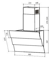 Вытяжка LEX RIO GS 600 (черный)