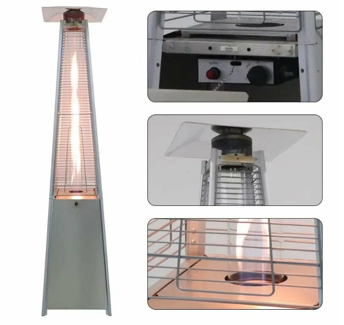 Газовый обогреватель NeoClima 08HW-SS (нержавеющая сталь)