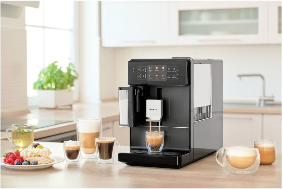 Кофемашина Sencor SES 9300BK