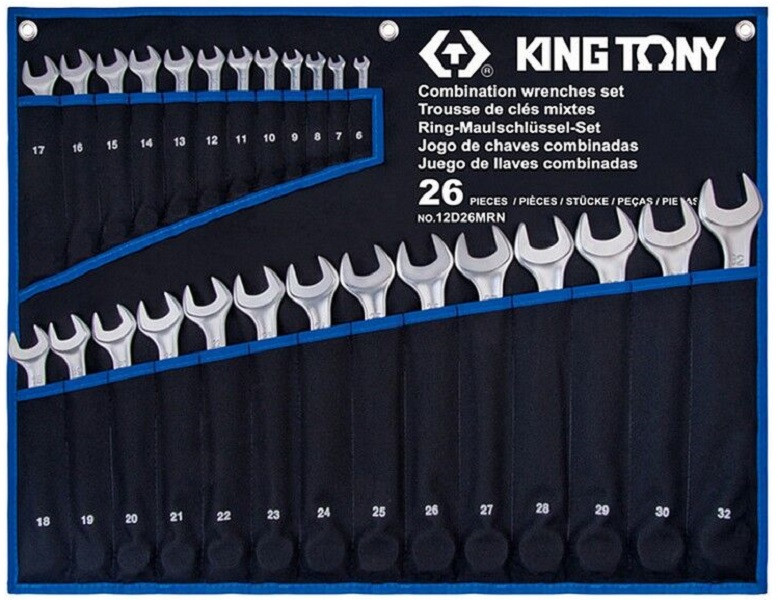 Набор ручного инструмента King Tony 12D26MRN