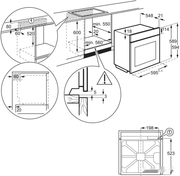Духовой шкаф Electrolux OKC8H39WX