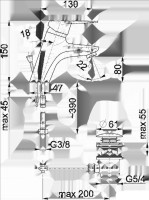 Смеситель Armatura Topaz 4012-815-00