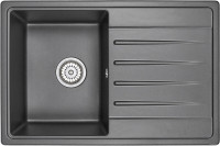 Кухонная мойка Granula 7602 (черный)