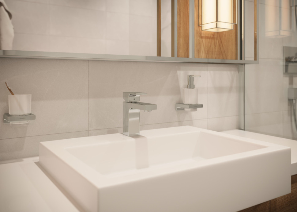 Стакан для зубной щетки и пасты Hansgrohe AddStoris 41749000